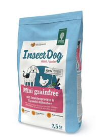 InsectDog Mini Grainfree granule pro štěňata a dospělé psy malých plemen 7,5 kg