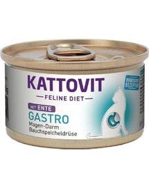 KATTOVIT Feline Diet Gastro kachna 85 g