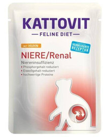 KATTOVIT Feline Diet Niere/Renal kuře 85 g