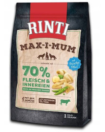 RINTI MAX-I-MUM Rumen granule pro psy s drůbežím masem a bachorem 1 kg