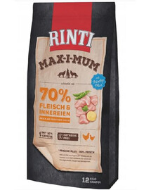 RINTI MAX-I-MUM Chicken granule pro psy s kuřecím masem 12 kg