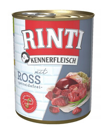 RINTI Kennerfleisch Horse konzerva pro psy s koňským masem 800 g