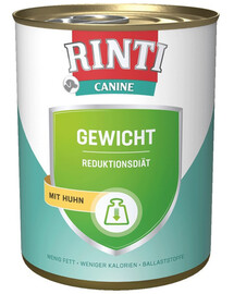 RINTI Canine Weight control  konzerva pro psy s kuřecím masem 800 g