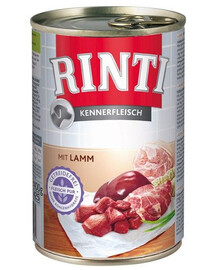 RINTI Kennerfleisch Lamb konzerva pro psy jehněčí 400 g