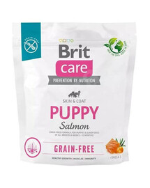 Brit care dog grain-free puppy salmon granule pro štěňata 1 kg