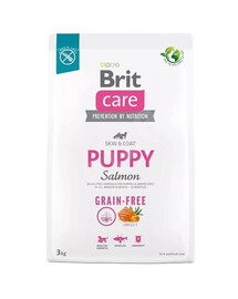 Brit care dog grain-free puppy salmon granule pro štěňata 3 kg