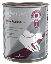 TROVET Unique Protein Turkey UPT pro psy a kočky krůta 800 g