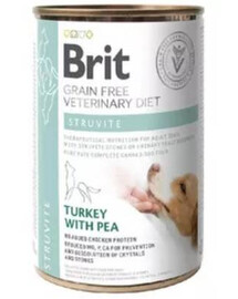 BRIT Veterinary Diet Struvite Turkey&Pea na onemocnění močových cest pro psy 400 g