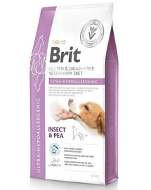 BRIT Veterinary Diets Dog Ultra-Hypoalergenic 12 kg hypoalergenní krmivo pro psy