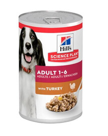 HILL'S Science Plan Canine Adult Turkey mokré krmivo pro dospělé psy s krůtou 370 g