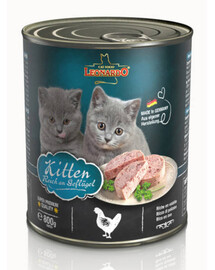 LEONARDO Quality Selection Kitten konzerva pro koťata s drůbeží 800 g