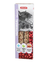 Zolux Nutrimeal 3 tyčinka s arašídy pro potkany/myši 125 g