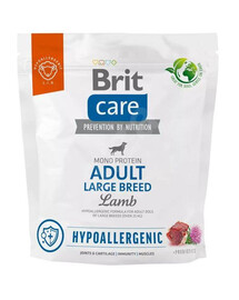 Brit care dog hypoallergenic adult large breed lamb granule pro dospělé psy velkých plemen 1 kg