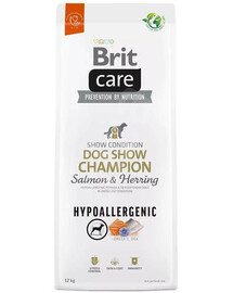 Hypoalergenní výstavní šampion Brit Care Dog v granulích pro dospělé výstavní psy 12 kg