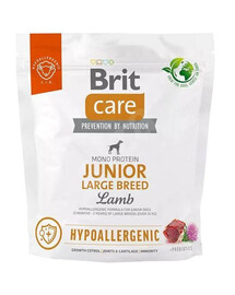 Brit care dog hypoallergenic junior large breed lamb granule s jehněčím masem pro mladé psy velkých plemen 1 kg
