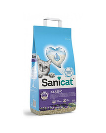 Sanicat Classic Lavender 10 l - levandulová podestýlka neutralizující zápach