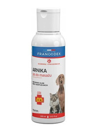 Francodex masážní gel s arnikou pro psy a kočky 100 ml