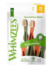 Whimzees zubní žvýkací pamlsky pro psy starší 9 měsíců, vel. M, 7 ks