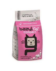 Bazyl Ag+ Compact stelivo pro kočky, 20 l