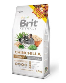 Brit Animals Chinchilla Safe & Natural krmivo pro činčily 1,5 kg