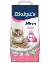 BIOKAT'S Micro Fresh 6 l jemný bentonitový štěrk