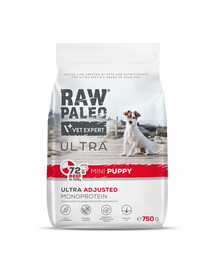 RAW PALEO Ultra Beef Mini Puppy 750g pro štěňata malých plemen