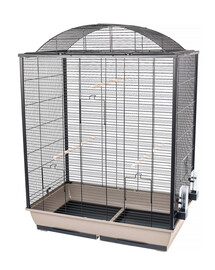 INTERZOO Nicola XL Klatka dla ptaków 78 cm beżowa
