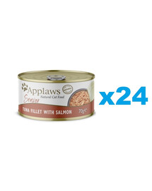 APPLAWS Cat Senior Tuna with Salmon in Jelly tuňák s lososem v želé pro seniory 24x70g