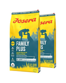 JOSERA FamilyPlus 2x12,5 kg pro štěňata, březí a kojící feny