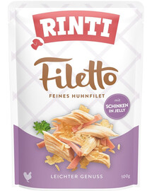 RINTI Filetto in Jelly Chicken&Ham s kuřecím masem a šunkou v želé 100 g
