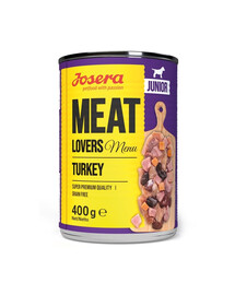 JOSERA Meat Lovers Junior Menu Krůta pro štěňata 400g