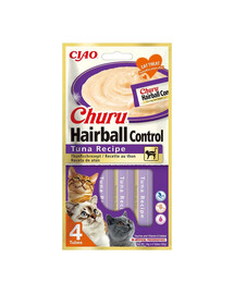 INABA Churu Hairball Tuna 4x14 g