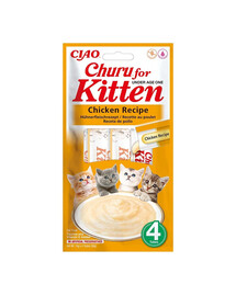 INABA Churu Kitten Chicken 4x14 g kuřecí pochoutka pro koťata