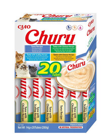 INABA Churu Variety Tuňák pro kočky multibox 20x14g (280g)