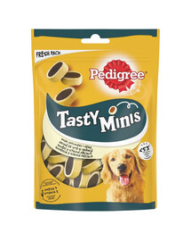 PEDIGREE Tasty Minis sýrová a hovězí příchuť 140 g