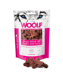 WOOLF Small Bone Of Duck And Rice 100g malé kostky s kachnou a rýží
