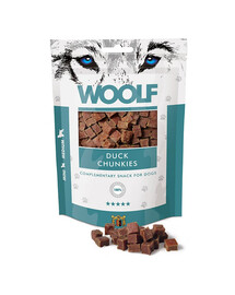 WOOLF Duck Chunkies 100g kachní nugety