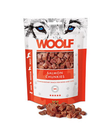 WOOLF Salmon Chunkies 100g pamlsky lososa