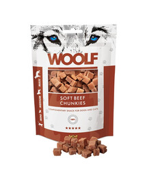 WOOLF Soft Beef Chunkies 100g hovězí nugety