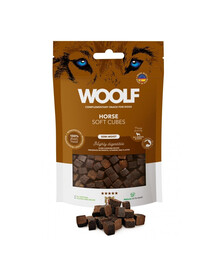 WOOLF Soft Cubes Horse Monoprotein 100g měkké kostky koňského masa