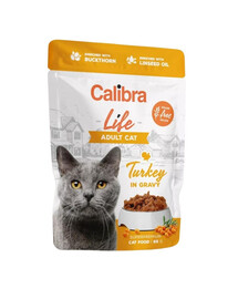 CALIBRA Cat Life Pouch Adult Turkey in gravy 85 g