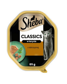 SHEBA Classics vanička 85 g se zvěřinou