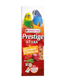 VERSELE-LAGA Prestige Sticks 2 baňky se zeleninou a pampeliškou pro malé papoušky 60g