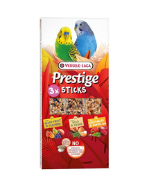 VERSELE-LAGA Prestige Sticks 3 různé baňky pro malé papoušky 90g