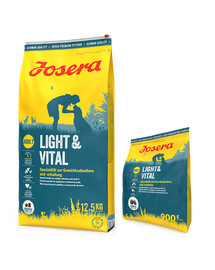 JOSERA Light&Vital 12,5kg + 900g ZDARMA