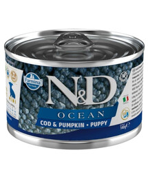 FARMINA N&D Ocean Dog Puppy Treska, dýně 285 g treska a dýně pro štěňata
