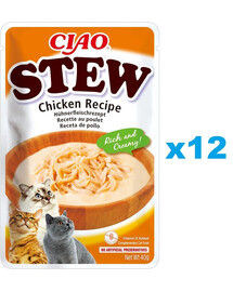 INABA CIAO Stew Kuřecí guláš 12x40g