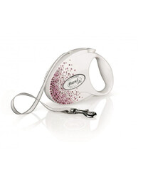 FLEXI Glam Automatické vodítko zdobené krystaly Swarovski