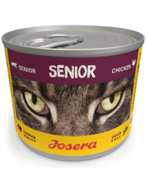 JOSERA Cat Senior mokré krmivo pro starší kočky, plechovka 6 x 200g