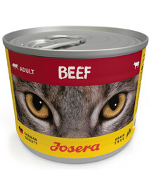 JOSERA Cat Mokré hovězí krmivo pro kočky, konzerva 200g